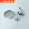 En stock Hebilla de Metal con Cabeza Oscilante Botón Redondo para Jeans Hebilla de Cinturón Hebilla Plana Tipo I Botón Fijo de Cobre para Ropa