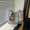 2026 Simples Grande Capacidade Cor Sólida Nova Moda Textura Diário Casual Commuting Bolsa Transversal Ombro Tote para Mulheres