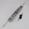 Cerradura de biela plateada MS830-3, cerradura para puerta de gabinete industrial, cerradura para puerta de chasis de red de comunicación