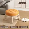 Taburete de Dopamina Uso en Casa Ruedas Ruedas Universales Taburete Redondo Pequeño Sala de Estar Andador para Niños Pequeños Taburete Cómodo para Estar Sentado Mucho Tiempo Bloque de Color