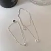 Estilo Minimalista Collar de Doble Capa Estilo Frío Cadena para Clavícula de Mujer Nicho de Alta Gama Lujo Ligero Versátil Nuevos Accesorios
