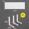Estante de almacenamiento de pared Soporte de pared Soporte de partición para colgar en la pared Estantería colgante de tablero en capas Estante de tablero de madera