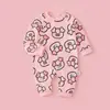 Mono de bebé primavera y otoño ropa de algodón puro para recién nacidos niños y niñas mameluco de bebé ropa exterior de dibujos animados moda