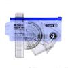 Juego de Reglas Morning&Light Arl96042 Set para Estudiantes con Regla Recta Ondulada, Escuadra, Regla Transparente, Juego de Aleación de Aluminio, Juego de Cuatro Piezas