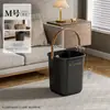 Lixeira portátil estilosa para uso doméstico na sala de estar, cozinha, quarto, banheiro, dormitório e escritório