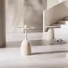 Mesa Lateral Nórdica Criativa Luxo Leve Arte em Ferro Sala de Estar Gabinete Lateral de Sofá Varanda Mesa Redonda Pequena Mesa de Canto Simples Mesa de Chá Pequena de Cabeceira