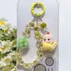 Original Genuino Bubble Mart Lindo Buenas Noches Serie Cielo Nocturno Hortensia Cuentas Hecho a Mano DIY Colgante para Teléfono Móvil Cadena para Bolso