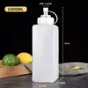 Frasco squeeze para molho de salada, frasco squeeze de plástico com bico pontudo, frasco squeeze para uso na cozinha, frasco para molho, frasco para molho de soja, pote para tempero atacado
