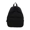 Mochila Estilo Harajuku Japonés para Estudiante Mochila Simple Ligera de Tamaño Mediano Ligera para Viajes al Aire Libre Color Sólido Bolsa para el Trabajo