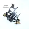Accesorios Caseros para Motocicleta de Cuatro Ruedas Modificado Kart Pequeño de Tres Ruedas Invertido Bastidor Delantero Suspensión de Playa Freno de Disco Amortiguación