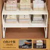 Importado do Japão Divisória em Camadas Retrátil para Guarda-Roupa Prateleira de Armazenamento Deslizante para Closet Grade Divisória de Guarda-Roupa Artefato