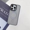 Nueva Funda para Teléfono Móvil Iphone16Promax Color Arena Oro Bronce Tacto de Piel Mate Anticaída Apple 17 Funda con Succión Magnética