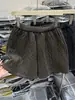 Shorts Casuais Trançados da Moda Estilo Retrô Coreano para Mulheres, Tendência de Shorts Boot Slimming Espessados de Cintura Alta Novo Inverno 2025