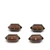 Mingdu Crystal Obsidiana Natural de Hielo Barril de Seis Caras de Doble Punta Cuentas Sueltas Accesorios para Joyería DIY Venta al por Mayor