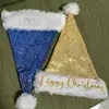Nueva Decoración Navideña 2025 Sombrero de Pelo Largo Espeso Sombrero de Ambiente Sombrero de Lentejuelas de Doble Capa Sombrero Estilo Shanghai Sombrero Navideño Personalizado