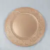 Plato de Carga de Plástico Estilo Europeo Fiesta de Banquetes Navideños Plato Decorativo Retro para Cena Plato para Frutas