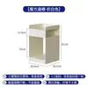 Sofá Pequeño Lateral Estilo Nórdico para Sala de Estar en Casa, Mesa de Centro Simple Moderna de Hierro Forjado para Dormitorio, Mesa de Esquina, Mesita de Noche, Almacenamiento Móvil