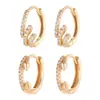 Brincos de Prata Esterlina S925 com Diamantes Montados em Cruz Estilo Europeu e Americano sob a Árvore Banyan, Moda Transfronteiriça, Brincos Elegantes e Versáteis para Mulheres para o Trabalho e Uso Diário