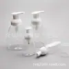 80ML 120ML 250ML 300ML frasco bomba de espuma triângulo plano, frasco espumante frasco bolha frasco de álcool em gel