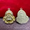 Ouro Fosco que Preserva a Cor Gotejamento de Óleo Saco da Sorte Bolsa de Dinheiro Casa do Dinheiro Colar Chaveiro Pulseira Acessórios de Pingente DIY Atrai Fortuna