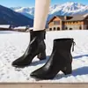 Botines retro de punta para mujer, colección otoño/invierno 2026, botas estilo Martin elegantes y a la moda, geniales y versátiles, perfectos para figuras menudas, botas adelgazantes