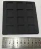 Caja de chips con ranura de plástico, silicona, cristal, BGA, componentes electrónicos aeroespaciales, IC, caja de embalaje de espuma antiestática