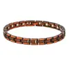 Pulsera magnética de cobre rojo antiguo de línea fina desmontable, moda retro de venta caliente transfronteriza, aleación ecológica, en stock al por mayor
