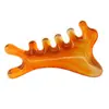 Resina de Afeitar Cabezal Raspador Facial Multifuncional Cuatro en Uno Terapia Peine Masajeador Esquina de la Mandíbula Punto de Lifting Ocular Cepillo de Acupuntura Meridian