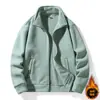 Nuevo Cárdigan Sudadera de Forro Polar para Hombre Pareja Otoño e Invierno Chaqueta de Forro Polar para Pareja Forro Polar Engrosado con Cuello Alto para Hombre y Mujer