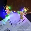 Diadema luminosa de asta de alce diadema femenina actividad fotográfica disfraz accesorios para el cabello ambiente de discoteca accesorios de horquilla navideña