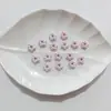 Nuevas Cuentas Sueltas Luminosas Perladas Huecas de Estrella de Cinco Puntas con Agujero Recto para Correas de Teléfono DIY, Estuches para Bolígrafos, Cadenas y Otros Accesorios