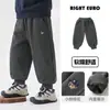 Calças de Moletom Forradas para Meninos Outono/Inverno 2026 Novas Roupas Infantis Calças Esportivas para Crianças Pequenas Calças de Moletom Outono/Inverno