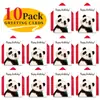 Conjunto de Envelopes para Cartão de Feliz Aniversário Transfronteiriço com Ilustração de Panda Desenho Animado Fofo Cartão de Aniversário Ritual