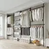 Perchero de Pie para Dormitorio, Engrosado y Reforzado, Simple Perchero de Pie