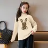 Y2130# ropa infantil niños y niñas de terciopelo manga larga primavera y otoño niñas pequeñas nueva grande infantil cuello redondo chaqueta Joker