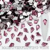 4*6mm Fondo Plano Colorido Flecha Diamante de Cristal Forma Especial Joyas para Uñas Accesorios Diamante para Uñas Portátil Material al por Mayor