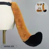 Faixa de Cabelo Lolita de Pelúcia Feita à Mão com Orelhas de Gato Acessórios de Cabelo Kc Headwear de Orelhas de Animal Grampo de Cabelo de Orelha de Raposa