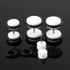 Brincos Barra Haltere Redondo Hélice Comércio Exterior Piercing Corporal Moda Europeia e Americana Joias AliExpress Amazon Moda