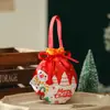 Novas Sacolas de Presente de Natal, Sacolas de Maçã, Caixas Decorativas para Embalagem de Frutas na Véspera de Natal, Sacolas Decorativas de Presente para Doces