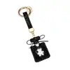 Colgante de llavero de oso con botella de perfume incrustada de diamantes de arcilla, decoración creativa linda de bolsa de fragancia pequeña con diamantes brillantes, llavero de coche