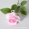 Rosa de Veludo Simulado Flor Artificial Única Decoração de Casamento Casa Dia dos Namorados Buquê de Alto Nível Parede