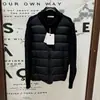Chaqueta cárdigan ligera de algodón con mangas de punto empalmadas, cuello alto, de comercio exterior transfronterizo, estilo casual de negocios de lujo ligero