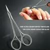 Tijeras para Cutícula Estilo Ruso Tijeras para Cejas Acero Inoxidable Pequeñas Tijeras Puntiagudas Tijeras Largas Y Estilo Ruso Herramientas de Maquillaje para Belleza Eliminar Cutículas