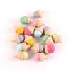 Juego de juguetes para niños muñecos de personas juego de tuercas arte graffiti diy material didáctico adornos de madera fabricantes al por mayor en stock