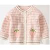 Cárdigan de Punto con Dibujo de Fresa para Niños Coolwami 2025 Otoño Nuevo Chaqueta Suéter para Hombres y Mujeres Más Fácil de Combinar Categoría a