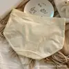 8 Road 70DEnglish Roupa Íntima Feminina Algodão Respirável Sem Costura Controle de Barriga Cintura Média Estilo Adolescente Calcinha