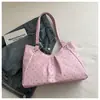 Bolsa Tote de Lunares de PU Estilo Coreano 2026 para Mujer, Bolso de Hombro de Gran Capacidad para Viajes Diarios, Nuevo Modelo Versátil para Estudiantes que Asisten a Clase