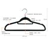 Percha de plástico antideslizante sin costuras para almacenamiento y organización de ropa en el hogar, tendedero para colgar ropa
