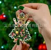 Decoraciones Decoración de Navidad Accesorios Entusiastas Boston Mascota Perro Colgante Acrílico Regalo Árbol de Navidad Perro