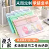 Bolsa de Almacenamiento con Estampado de Dibujos Animados Botón a Presión Bolsa para Guardar Exámenes de Estudiante Bolsa Sencilla para Documentos de Oficina Bolsa de Almacenamiento Impermeable